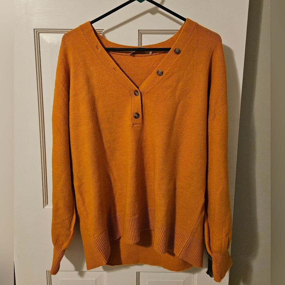 NEW Loft Henley Sweater - Picture 2 of 5